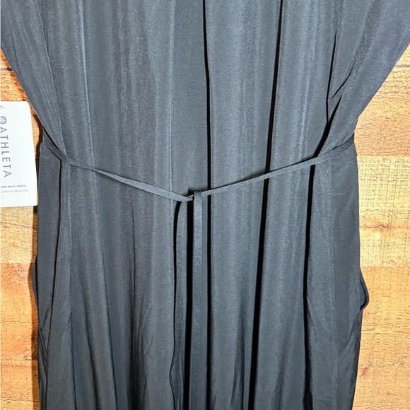 Athleta Marlow Maxi Dress Black Sz XL NWT Beach Lounge Athleisure Activewear - Picture 10 of 16
